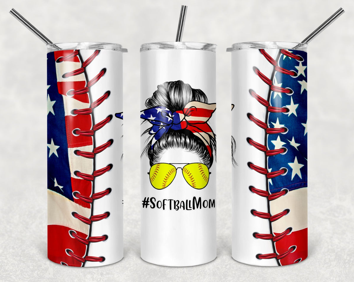 Baseball Mom Sublimation Tumbler Designs T3