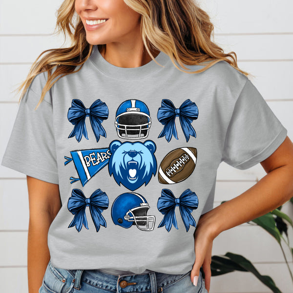 CUSTOM SCHOOL SPIRIT Football Coquette