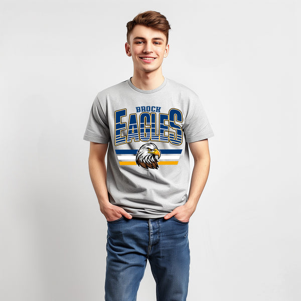 Brock Eagles Athletic Stripes DTF