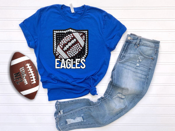 EAgles Rhinestone football