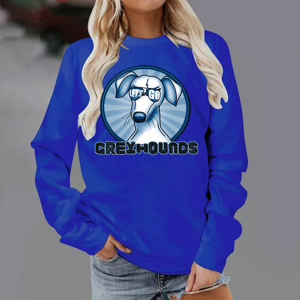 Greyhounds Sunburst Mascot DTF