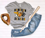 Homerun Season Black/gold  DTF Transfers