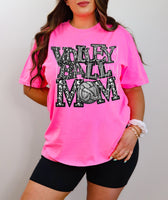 Volleyball Rhinestone Mom