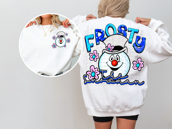 Frosty the Snowman Pocket and Back