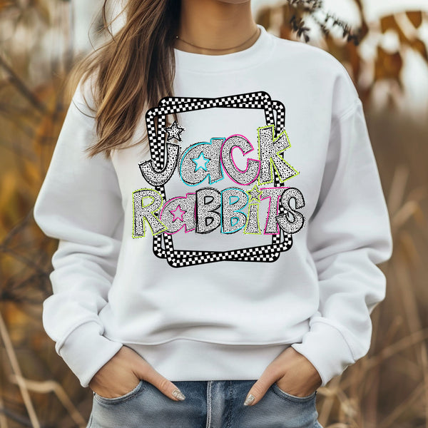 Jackrabbits chck and dots