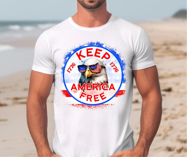 Keep Ameria free DTF