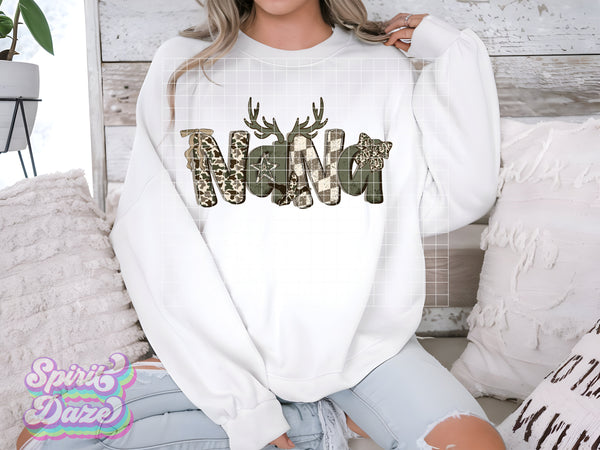 Camo Custom Names DTF