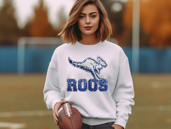 Roos Mascot Faux Sequin DTF
