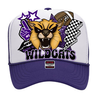 Wildcats Baseball Hat Patch DTF