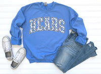 Bears Blue Floral