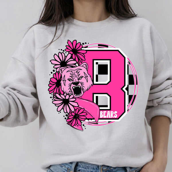 Bears Pink floral