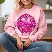 Bobcats Pink Sequin circle