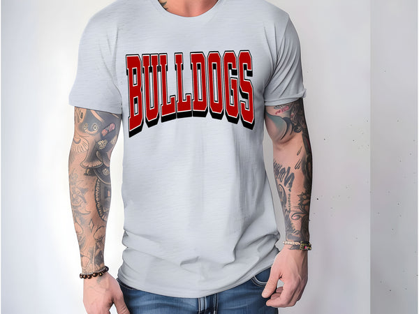 Bulldogs Varsity   red