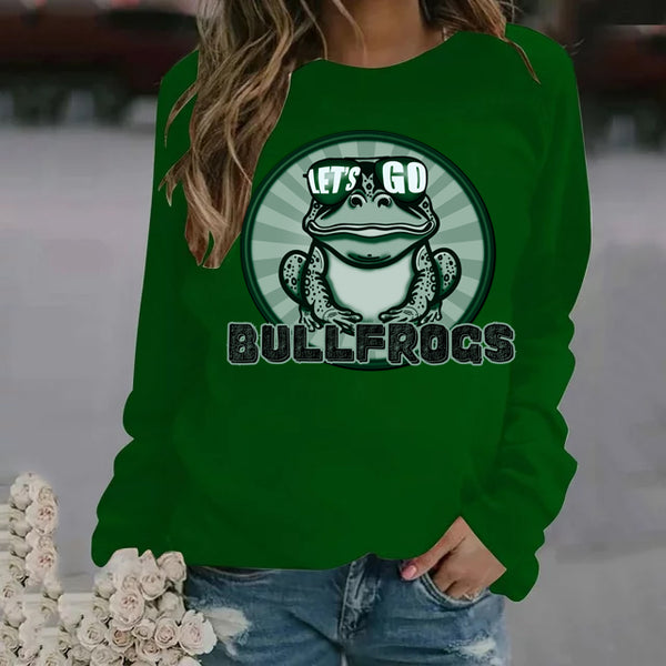 Bullfrogs Sunburst Mascot DTF