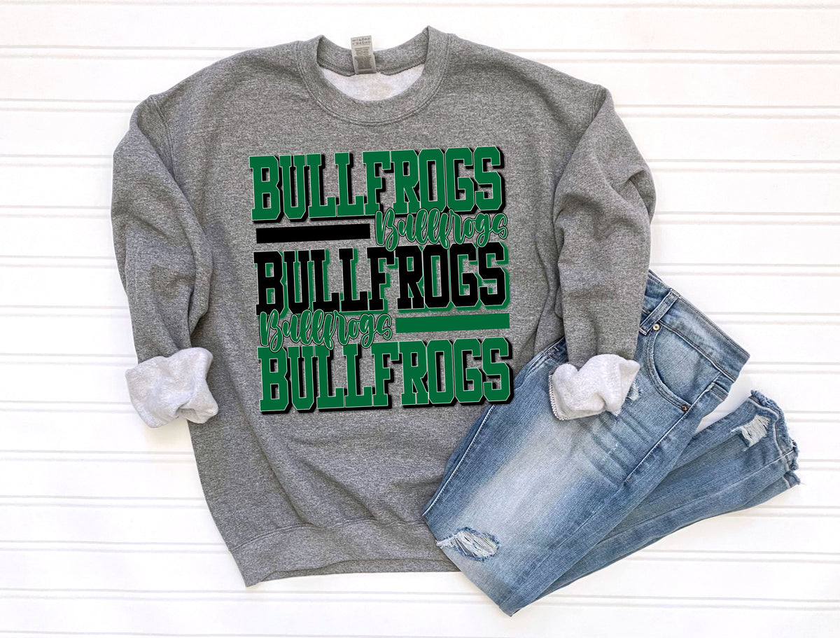 Bullfrogs Mascot Wording – HGdesigns.shop