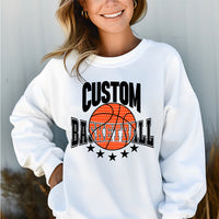 Custom Mascot Basketball Curved