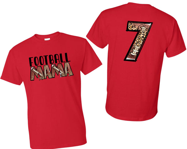 Football mama to match numbers  DTF