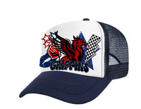 Griffins Custom Mascot Hat DTF REd/ Navy