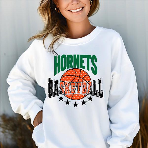 Hornets Basketball curved