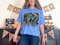 Jaguars rhinestone football mom check