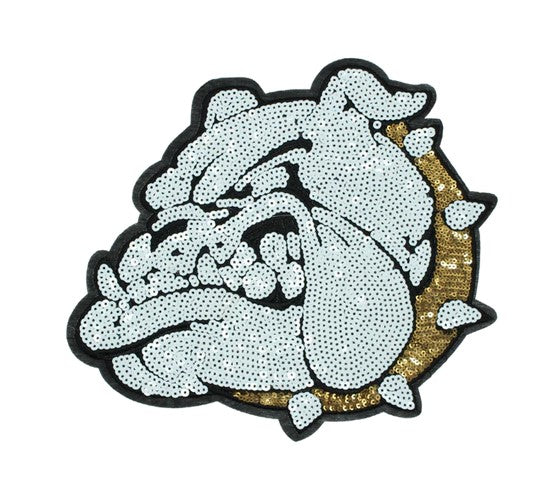 Large Bulldog Patch 9.5" x 9.5"