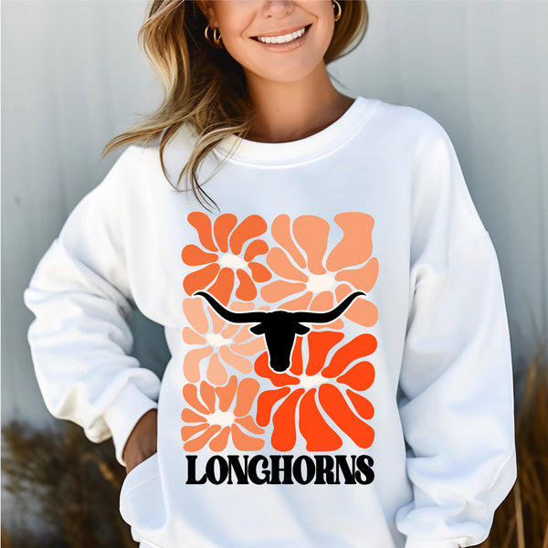 Longhorns Boho Floral