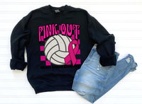 Pink out check volleyball 2023