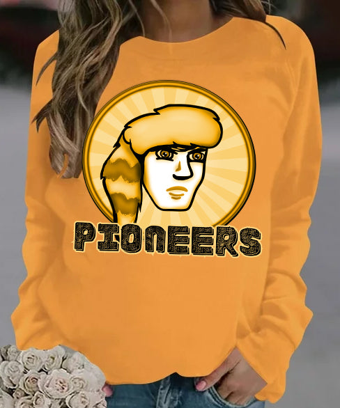Pioneers Sunburst Mascot DTF