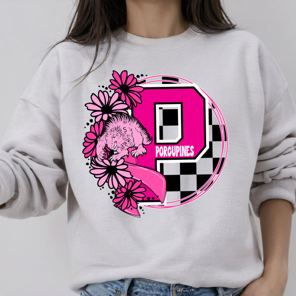 Porcupines pink Floral