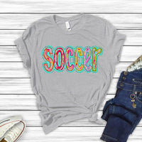 Soccer wild print DTF Transfers