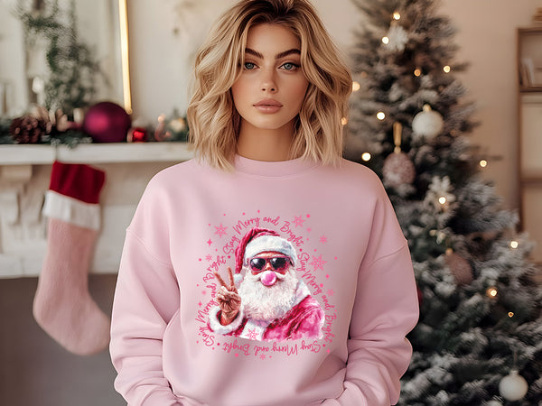 Stay Merry & Bright Bubble Santa