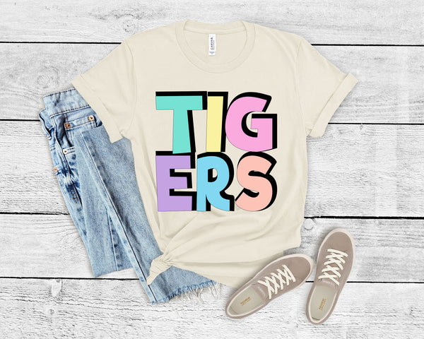 Tigers PAstel