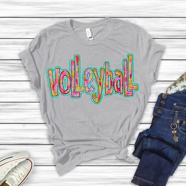 Volleyball wild print DTF Transfers