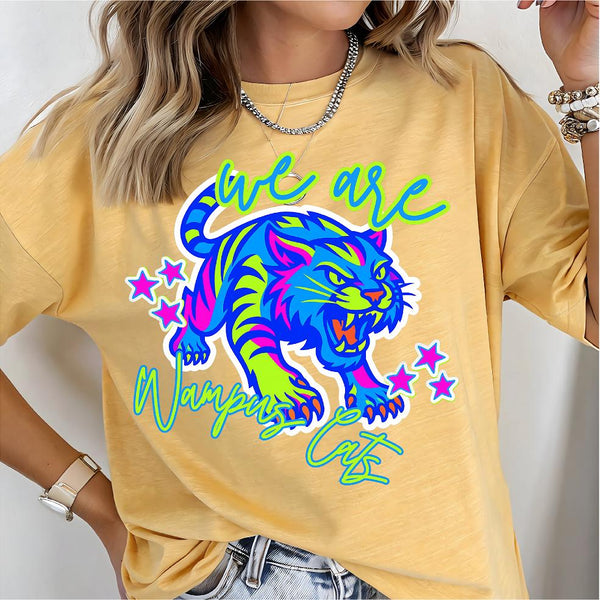 Wampus Cats Colorful Mascots DTf