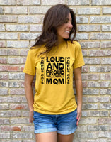 Loud & Proud Volleyball Mom DTF Transfer
