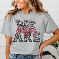 We are badgers rhinestone