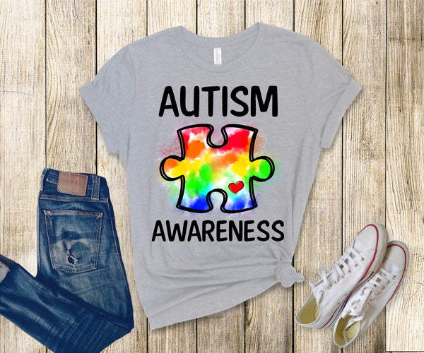 Autism Awarenes  puzzle piece dTF