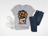 Basketball mom messy bunDTF Transfer