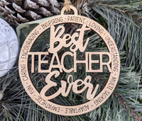Best Teacher Ever ornament