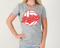 Volleyball Script Sublimation Transfers  VB1