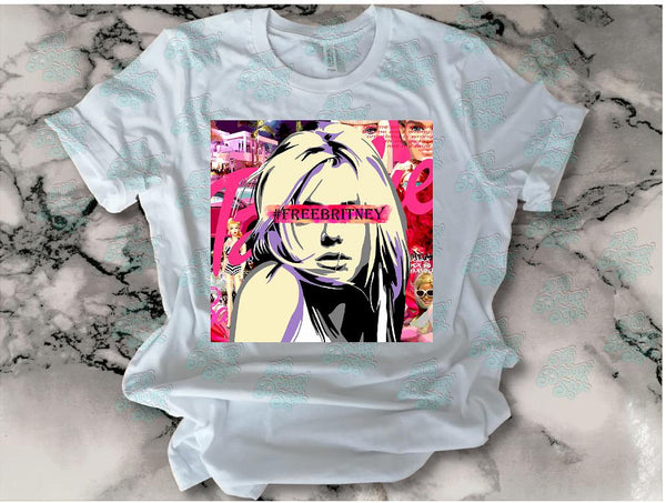 Free Britney Sublimation Transfer- A1