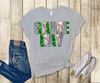 Baseball Game Day Cusom Color  DTF Transfers