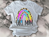 Rainbow Mom Girls Sublimation Transfer- A13