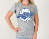 Volleyball Script Sublimation Transfers  VB1