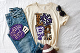 Love Cheer Leopard DTF  SS35 Transfers