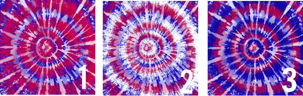 Red, White & Blue Tie Dye HTV or Adhesive