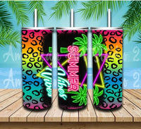 Summer Vibes  Tumbler Sublimation