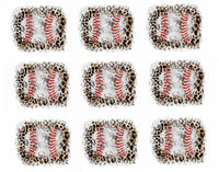 Baseball Leopard Sublimation Patch B28