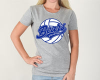 Volleyball Script Sublimation Transfers  VB1
