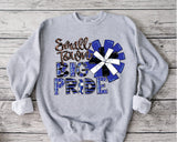 Small Town Big Pride Cheer Sublimation Transfers